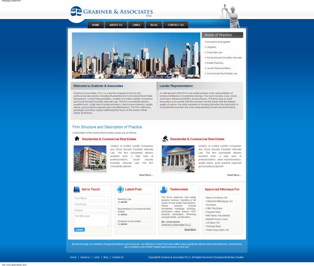 Real Estate Law Firm Website & CMS