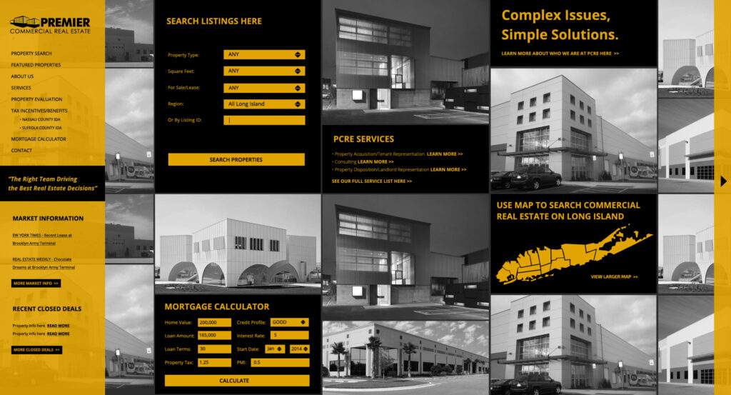 PCRE Branding & Real Estate Marketplace Platform