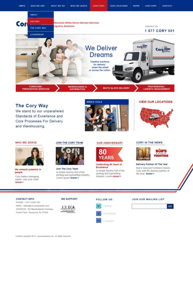Logistics Company Website & Brand Development