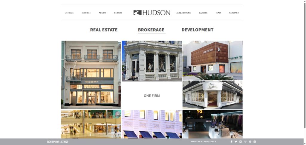Hudson Real Estate Website & Brand Presence